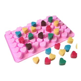 Molde Silicona Multi Corazones x 55